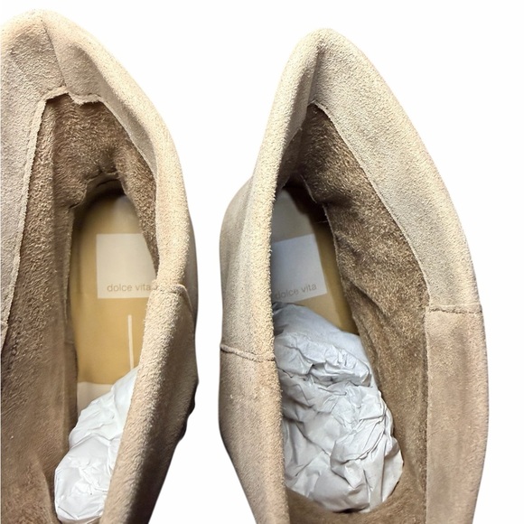 DOLCE VITA New In Box! Tan suede kitten heel boots. 💛🤎 - Picture 4 of 7